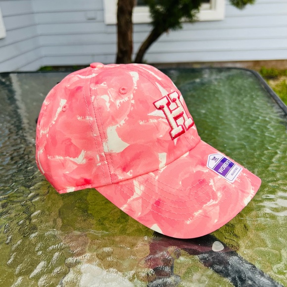 NWT Houston Astros Cap Hat Women Adjustable Pink Camouflage Cotton New - Picture 5 of 12